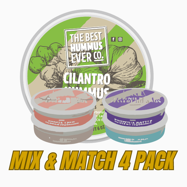 Choose your favorite hummus to complete a 4-Pack!